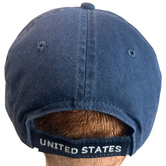 Reebok United States -American Flag-Baseball Hat Adjustable Embroidered Blue Cap - Picture 3 of 5